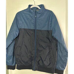 Cedar Wood State Mens Jacket Size L Windbreaker Shell Knit Lined Streetwear Fall